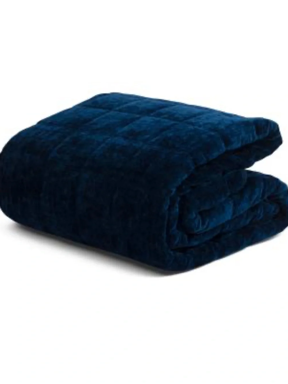 Rachel Zoe Deep Navy Chenille Quilt